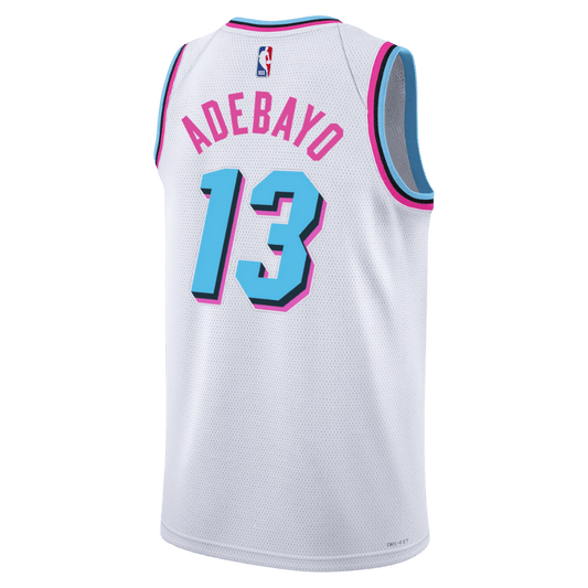 NBA Miami Heat Bam Adebayo Nike Edition - White