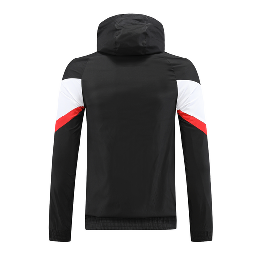 Chaqueta brasileña negra y blanca