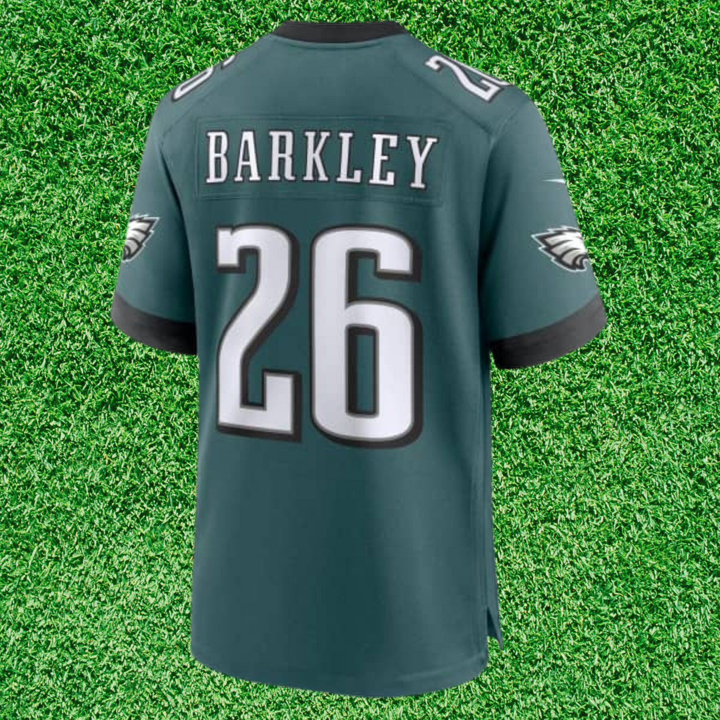 Eagles Jersey #26 Barkley Dark Green NFL