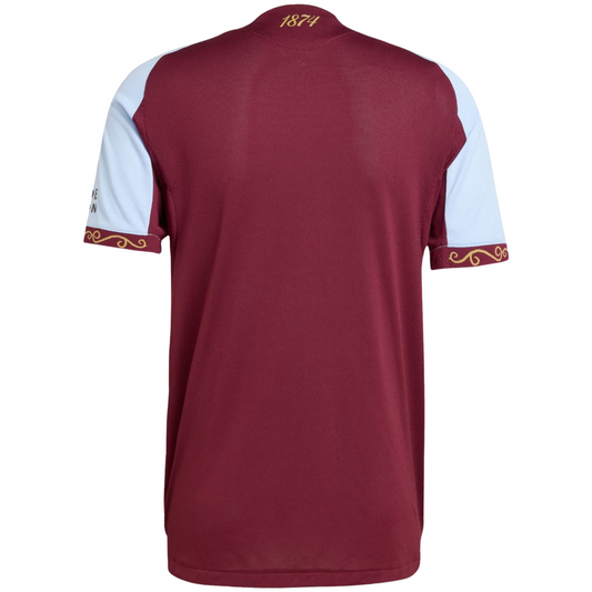 Camiseta local del Aston Villa 25/26, versión para aficionados
