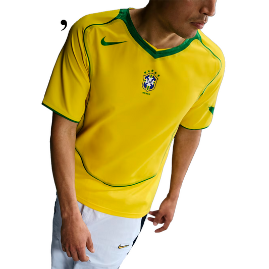 Brazil 2004 I Home Jersey - Retro Version