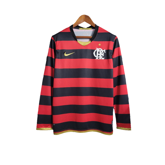 Flamengo 2009 I Home Jersey - Long Sleeve Retro Version