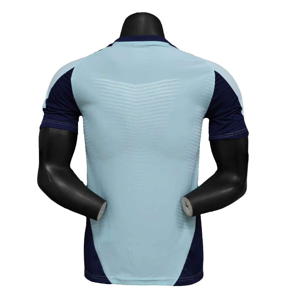 Camiseta prepartido del Arsenal 24/25 - Azul claro - Versión jugador
