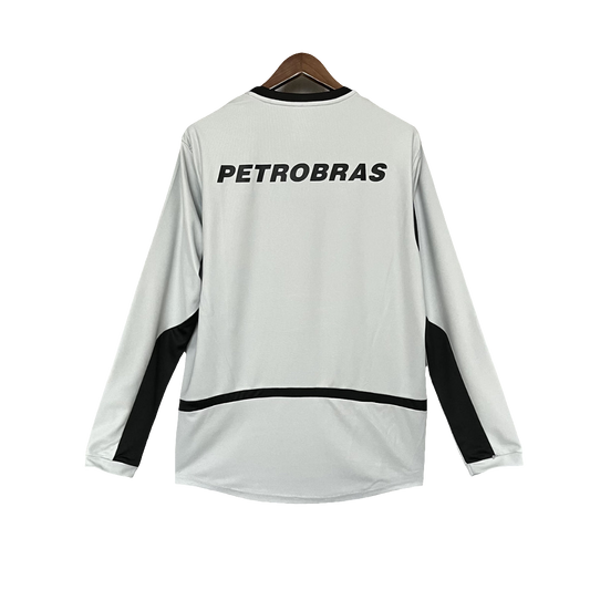 Flamengo 02/03 Goalkeeper Grey Jersey - Long Sleeve Retro Version