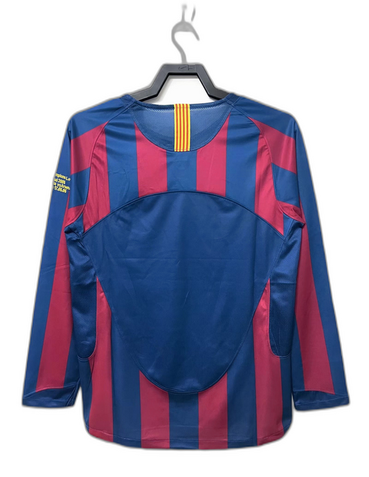 Barcelona 05/06 I Home Jersey - Long Sleeve Retro Version