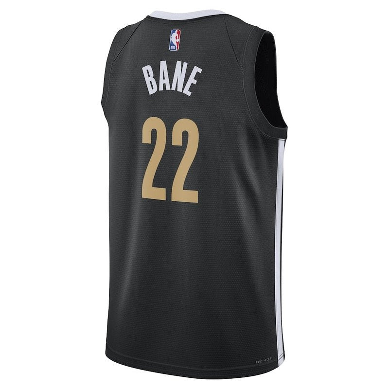 Camiseta unisex de la NBA Desmond Bane de los Memphis Grizzlies 23/24 - Negra - Edición Ciudad