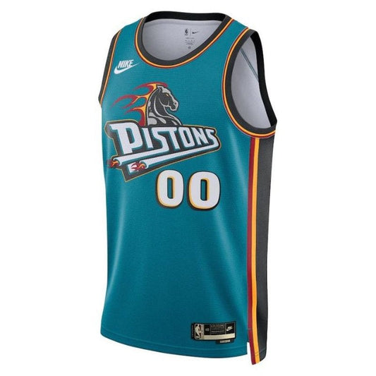 Camiseta unisex de la NBA Detroit Pistons 2023 - Edición Clásica - Verde azulado