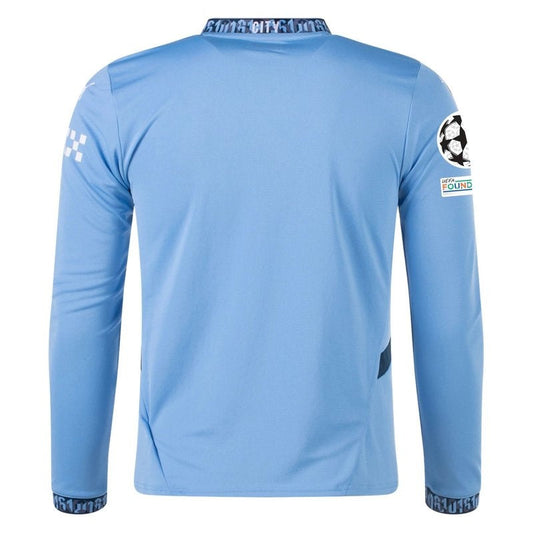 Camiseta local del Manchester City UCL 24/25 - Manga larga