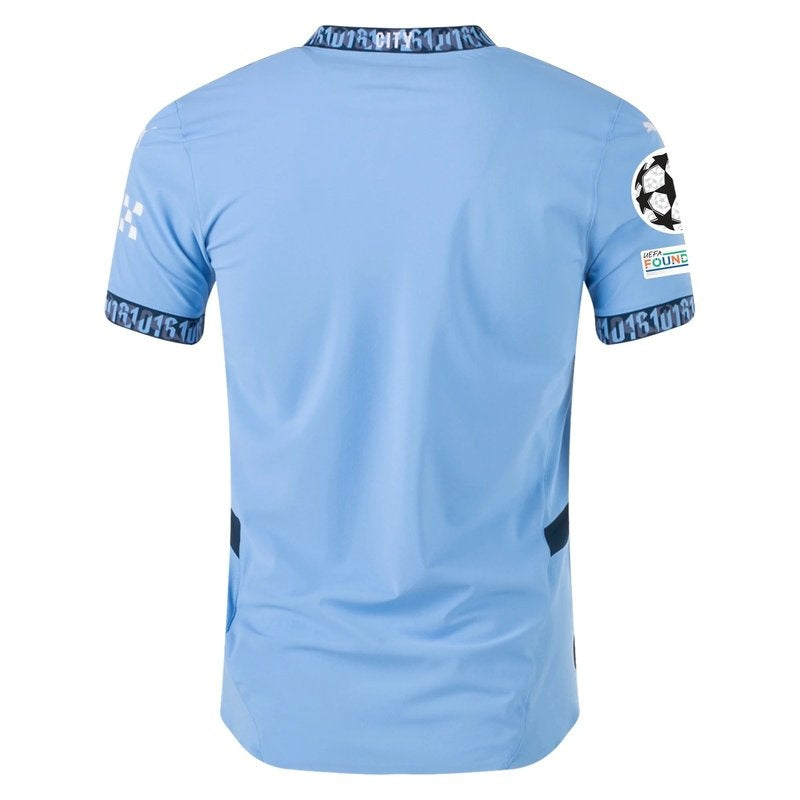 Camiseta local del Manchester City UCL 24/25 - Versión de jugador