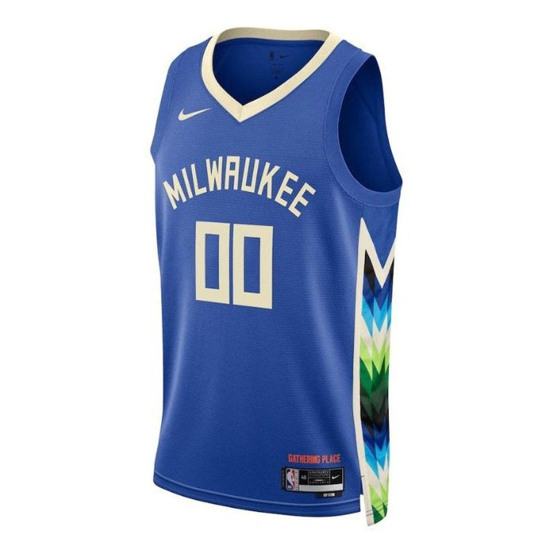 Milwaukee Bucks Unisex 2023 NBA Jersey - City Edition - Royal