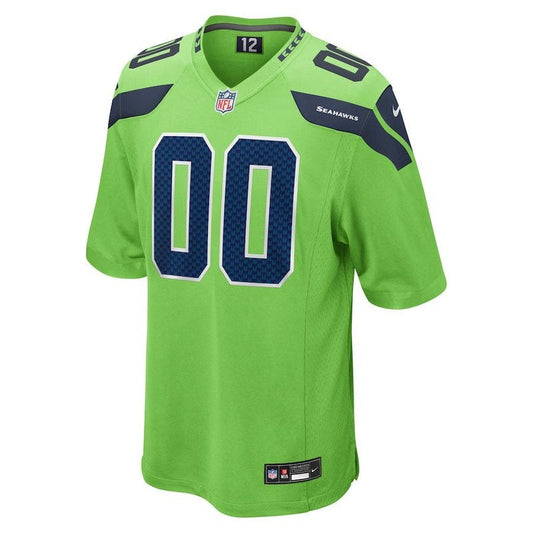 Seattle Seahawks - Camiseta alternativa personalizada de la NFL - Verde neón