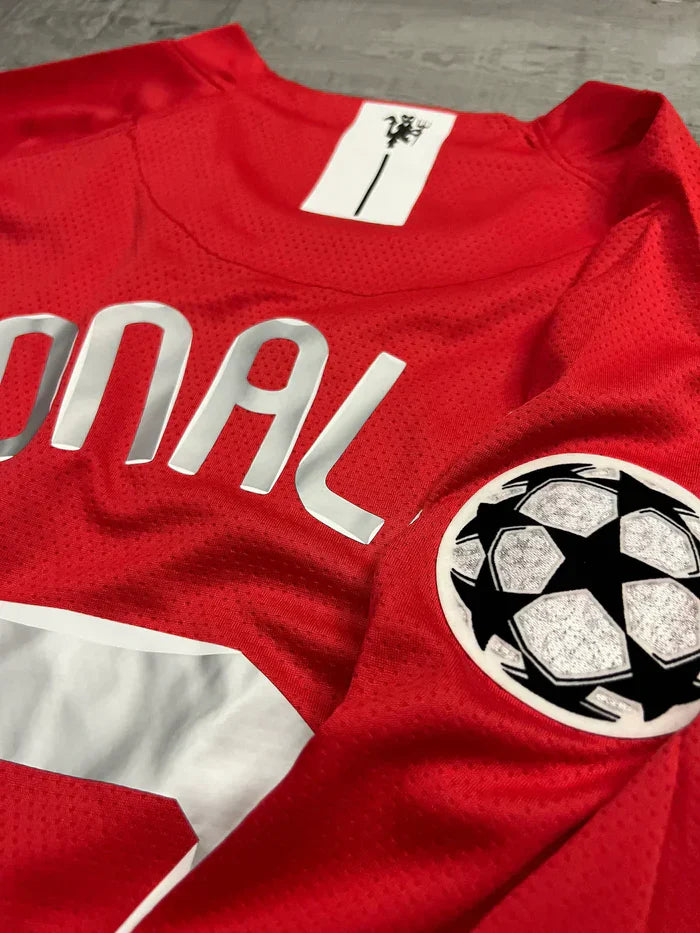 Manchester United 07/08 I Home Jersey - Long Sleeve Retro Version