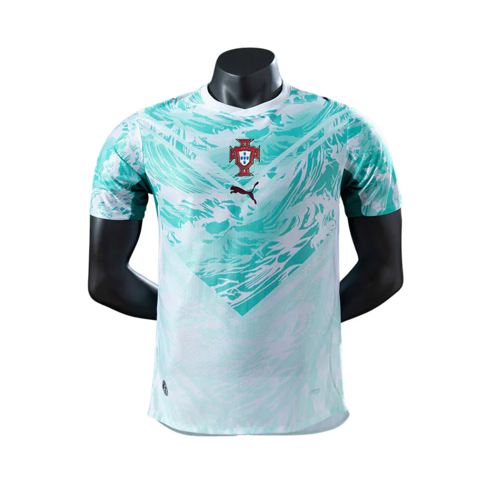 Camisola Seleção Portugal Player Authentic alternativa azul/branca COPA DO MUNDO 2026