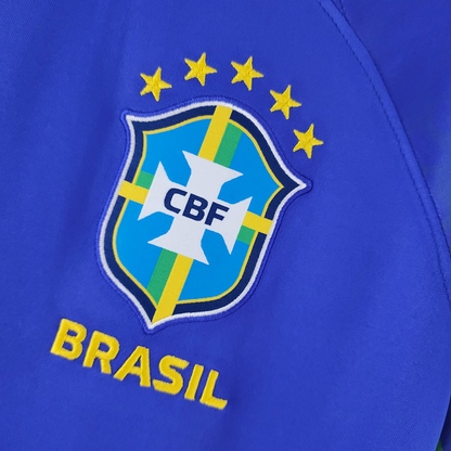 Camiseta de visitante de Brasil 2022, versión para aficionados 