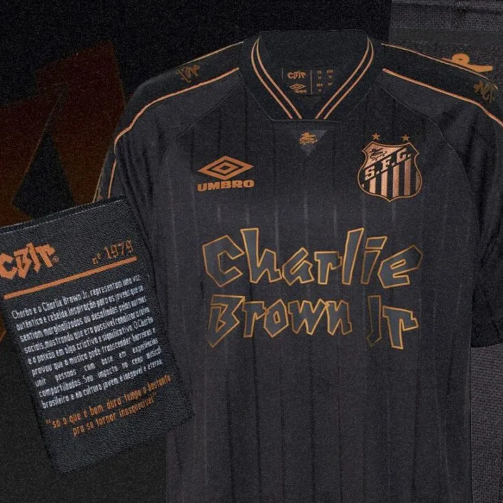 Camisa Santos Charlie Brown Jr 2024 Retrô