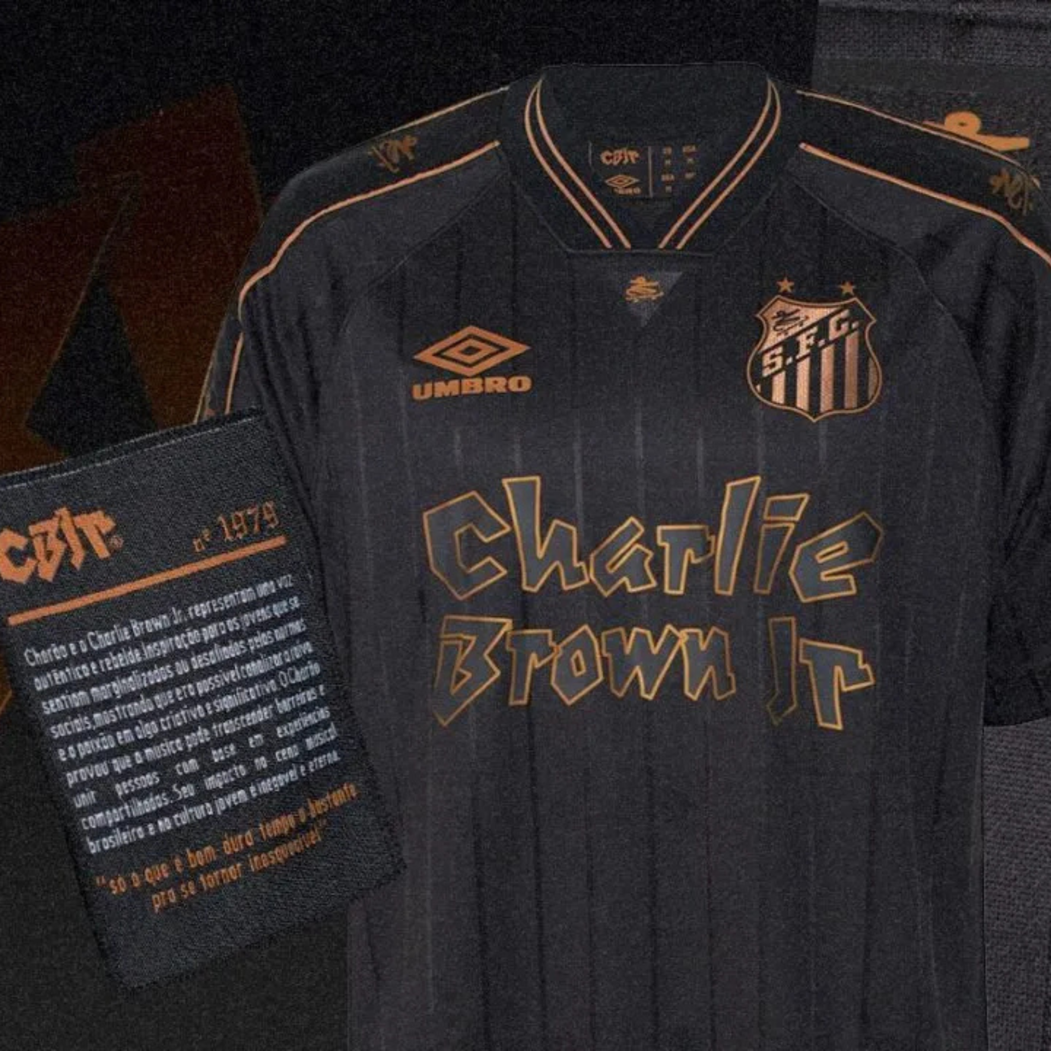 Camisa Santos Charlie Brown Jr 2024 Retrô