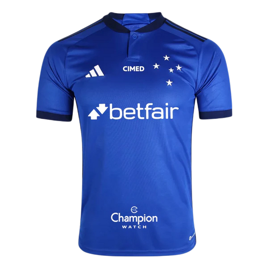 Camiseta local del Cruzeiro 23/24 - Todos los patrocinadores - Versión para aficionados