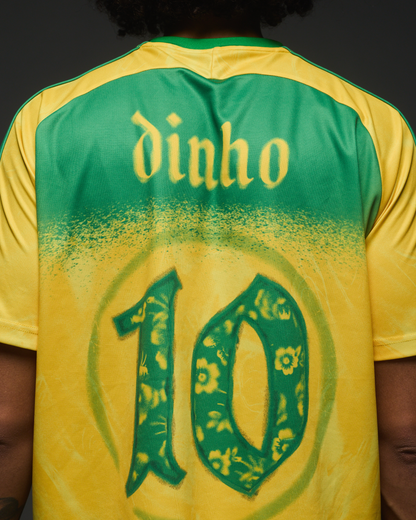 Camiseta retro de Dinho