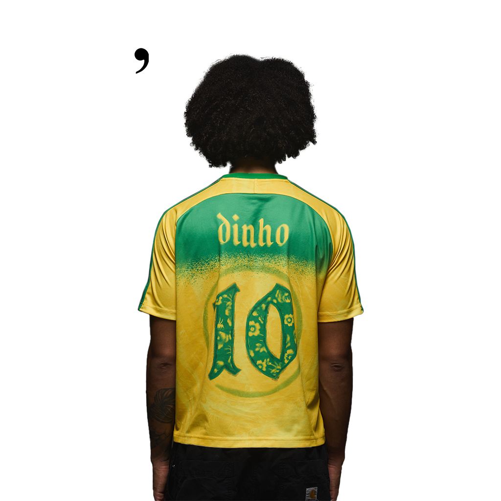 Camiseta retro de Dinho