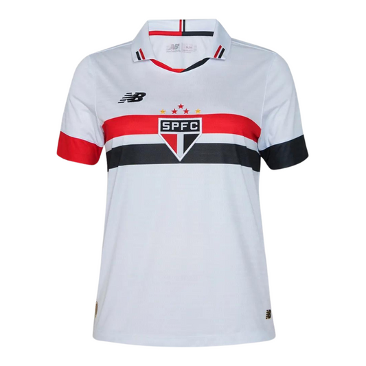 Camiseta São Paulo Local 24/25 Mujer Versión Fan 