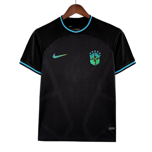 Camiseta negra especial de Brasil 2022, versión para aficionados 