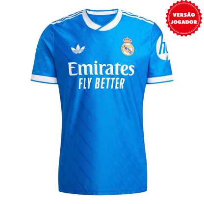 Camiseta de jugador de la tercera equipación del Real Madrid 25/26 