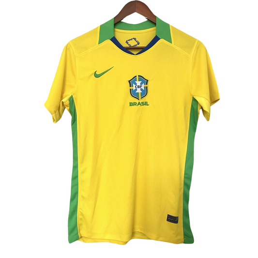 Camiseta local de la selección femenina de Brasil 2025, versión para aficionados 