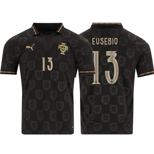 Portugal Fan Jersey Black Panther 2025/26 #13 Eusebio