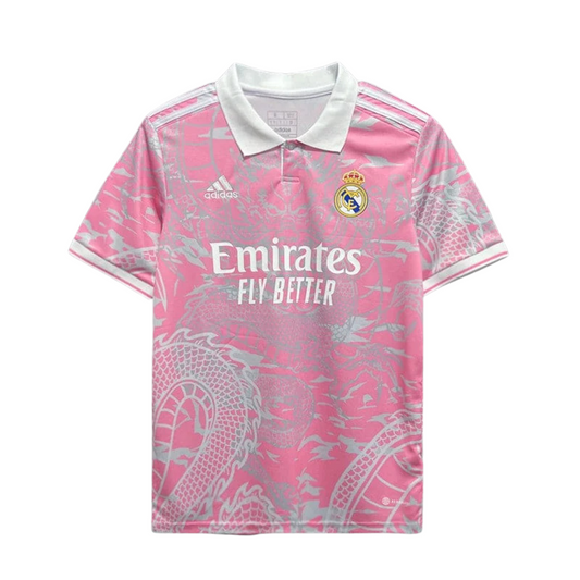 Camiseta Dragón Rosa Edición Especial del Real Madrid 25/26 Versión Fan 