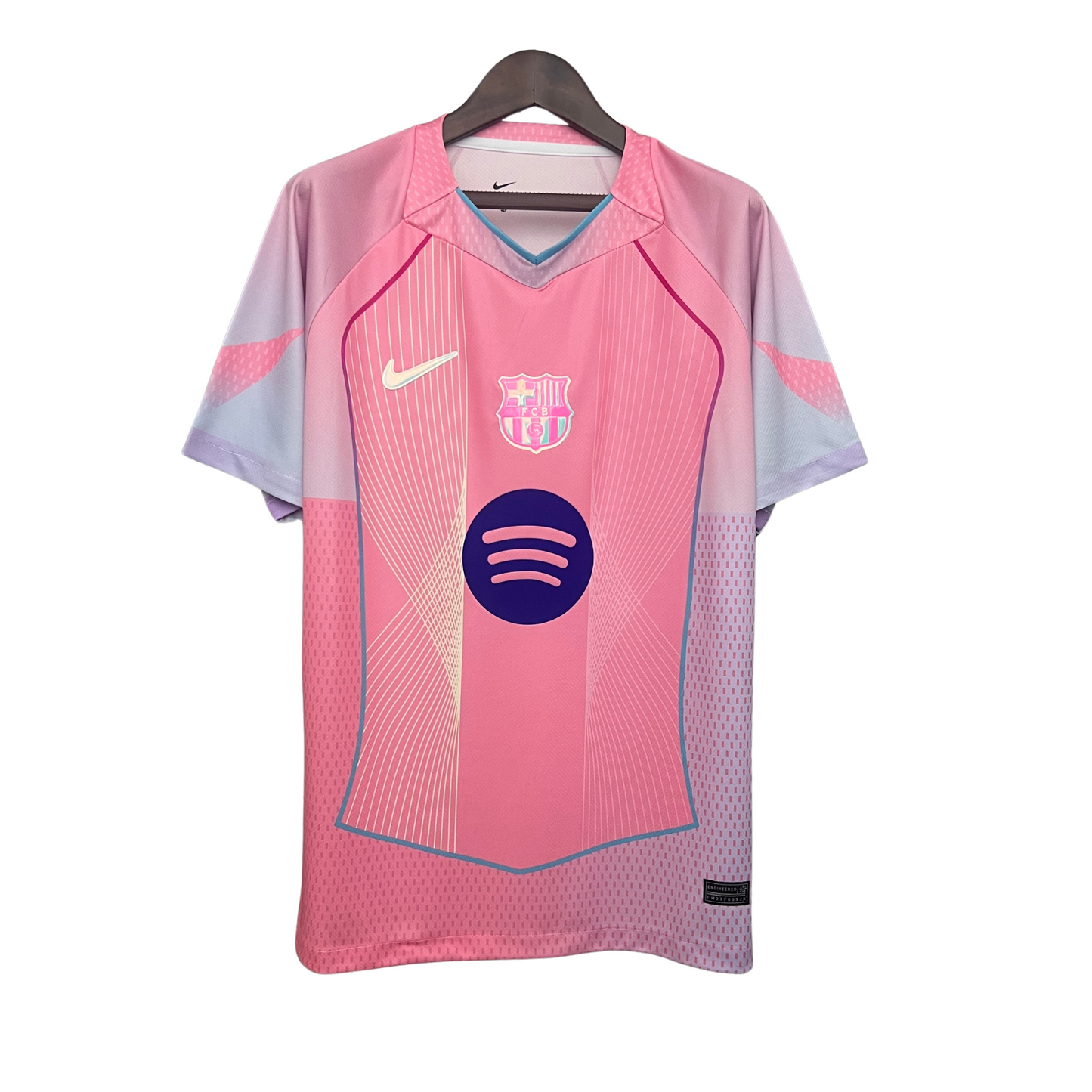 Camiseta rosa del Barcelona 25/26 versión para aficionados 