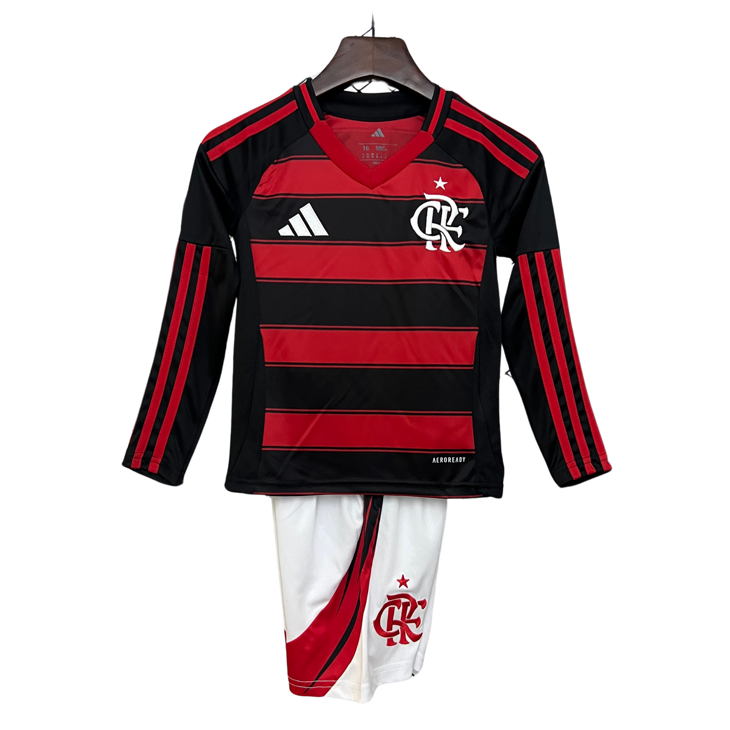 Flamengo Home Kit Long Sleeve 25/26 Kids