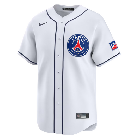 Camisa Paris Saint-Germain F.C (PSG) MLB Collab 25/26 Retrô