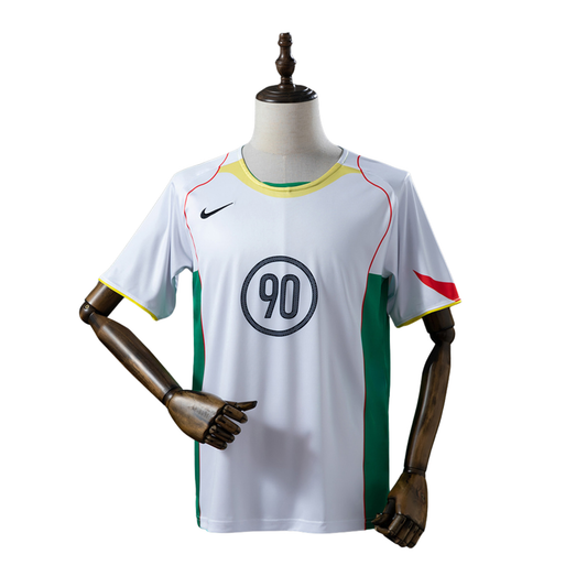 Camiseta Total 90 Blanca y Verde 2025 Versión Fan
