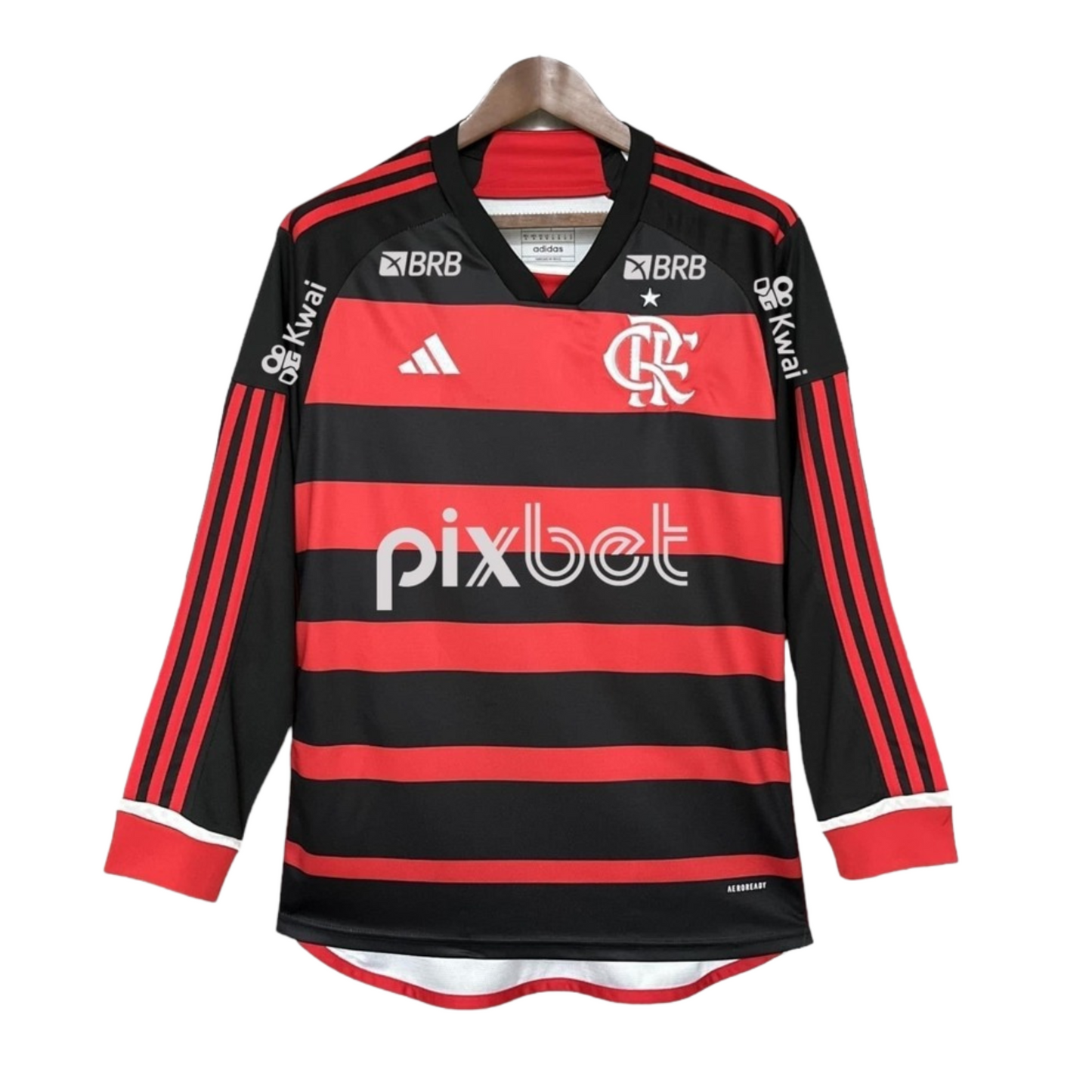 Camiseta local del Flamengo 24/25 de manga larga 