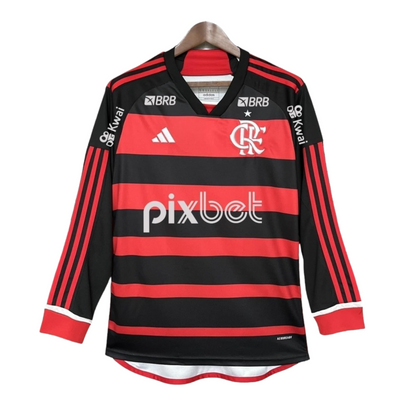 Camiseta local del Flamengo 24/25 de manga larga 