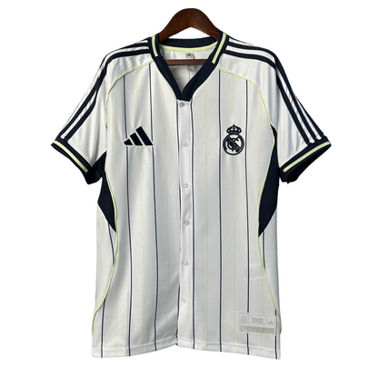 Camiseta de béisbol del Real Madrid - Paquete estadounidense 25/26 Retro 