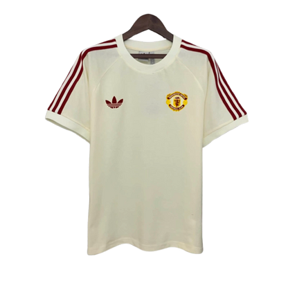 Camiseta informal del Manchester United 25/26 - Blanca - Versión para aficionados