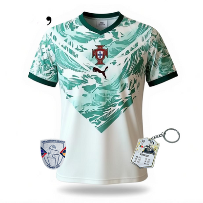 Camisola Seleção Portugal alternativa azul/branca COPA DO MUNDO 2026