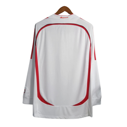 Camisa AC Milan II 06/07 Retrô Manga Longa