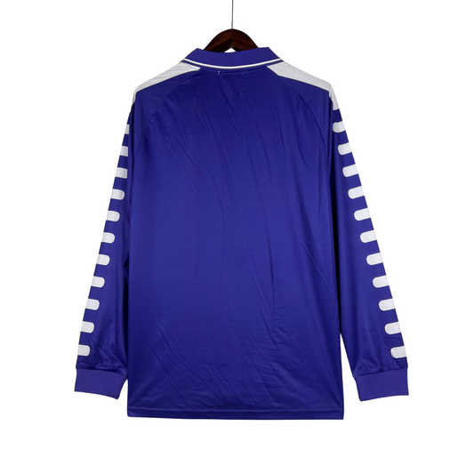 Camiseta de local de la ACF Fiorentina 98/99 Retro Manga Larga 