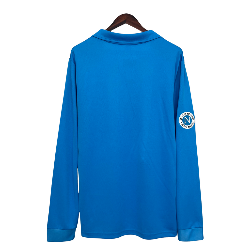 Camisa SSC Napoli I 87/88 Retrô Manga Longa