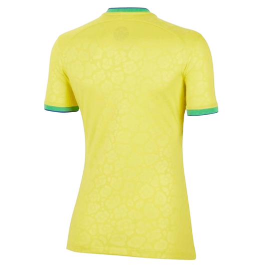 Camiseta local de Brasil 2022 para mujer, versión para aficionados