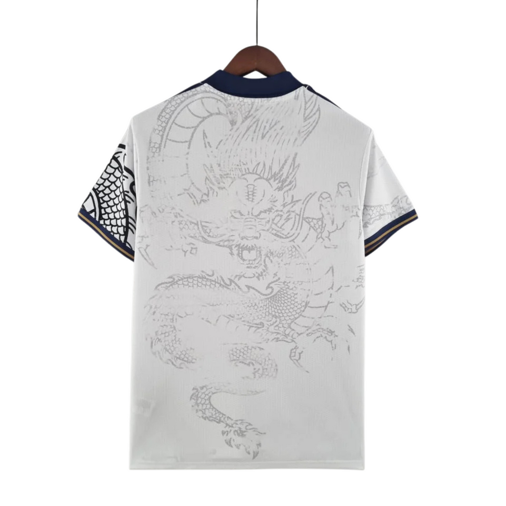 Camisa Real Madrid Especial Dragão Branca 25/26 Torcedor