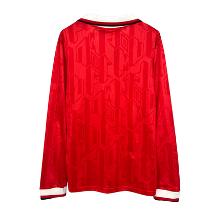 Camiseta de local del Manchester United 92/94 retro de manga larga 