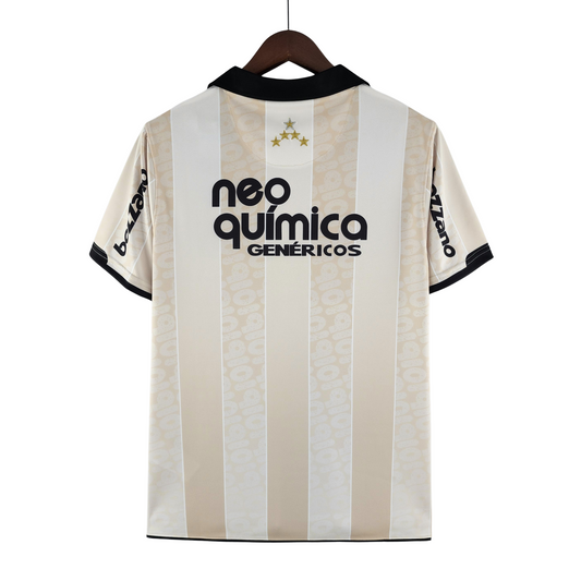 Camiseta retro del centenario del Corinthians 2010 