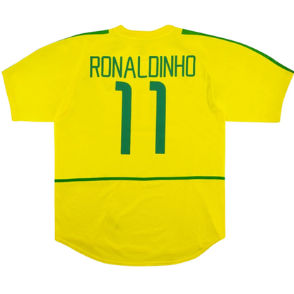 Brazil Home Jersey 2002 Retro