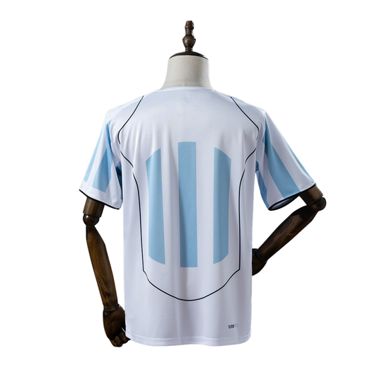 Camiseta Total 90 Azul y Blanca 2025 Versión Fan