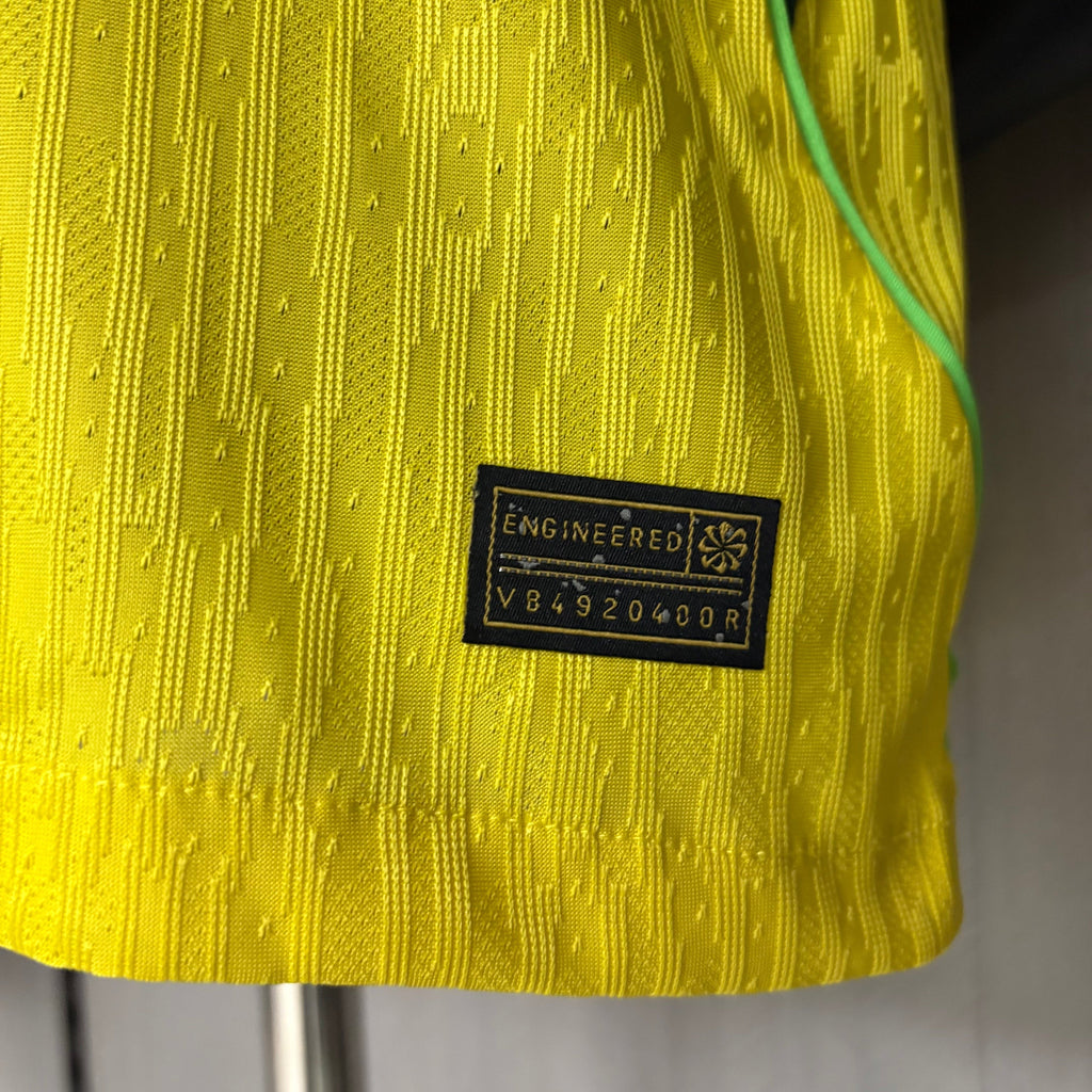 Brazil National Team Jersey for the 2026 World Cup - Player Version