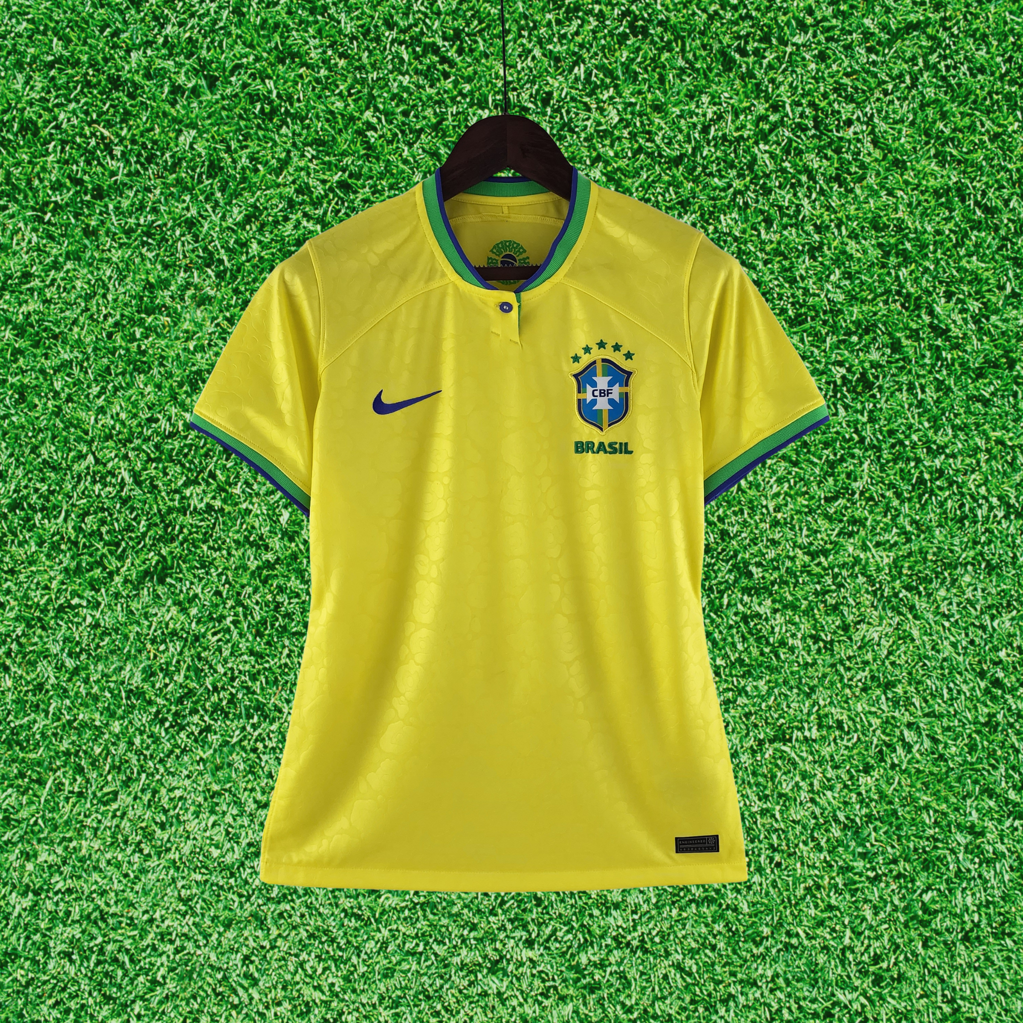 Camisa Brasil I 2022 Feminina Torcedor