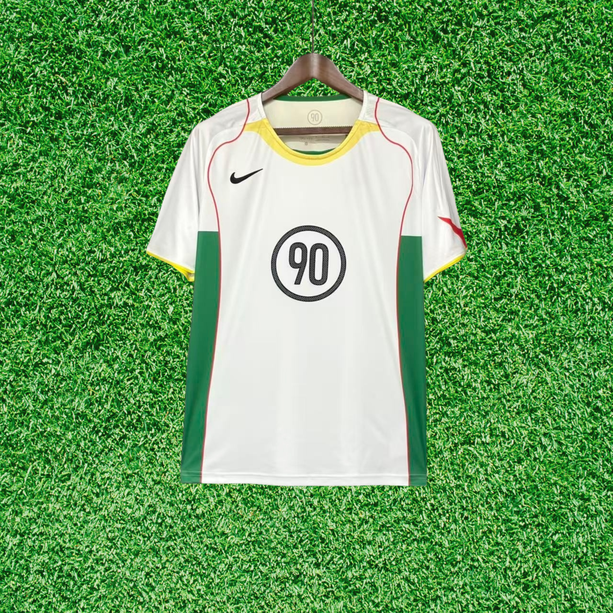 Camisa Total 90 Branca e Verde 2025 Torcedor